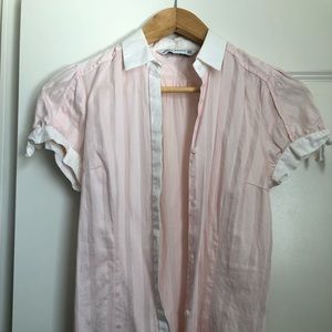 Zara woman blouse / button down shirt